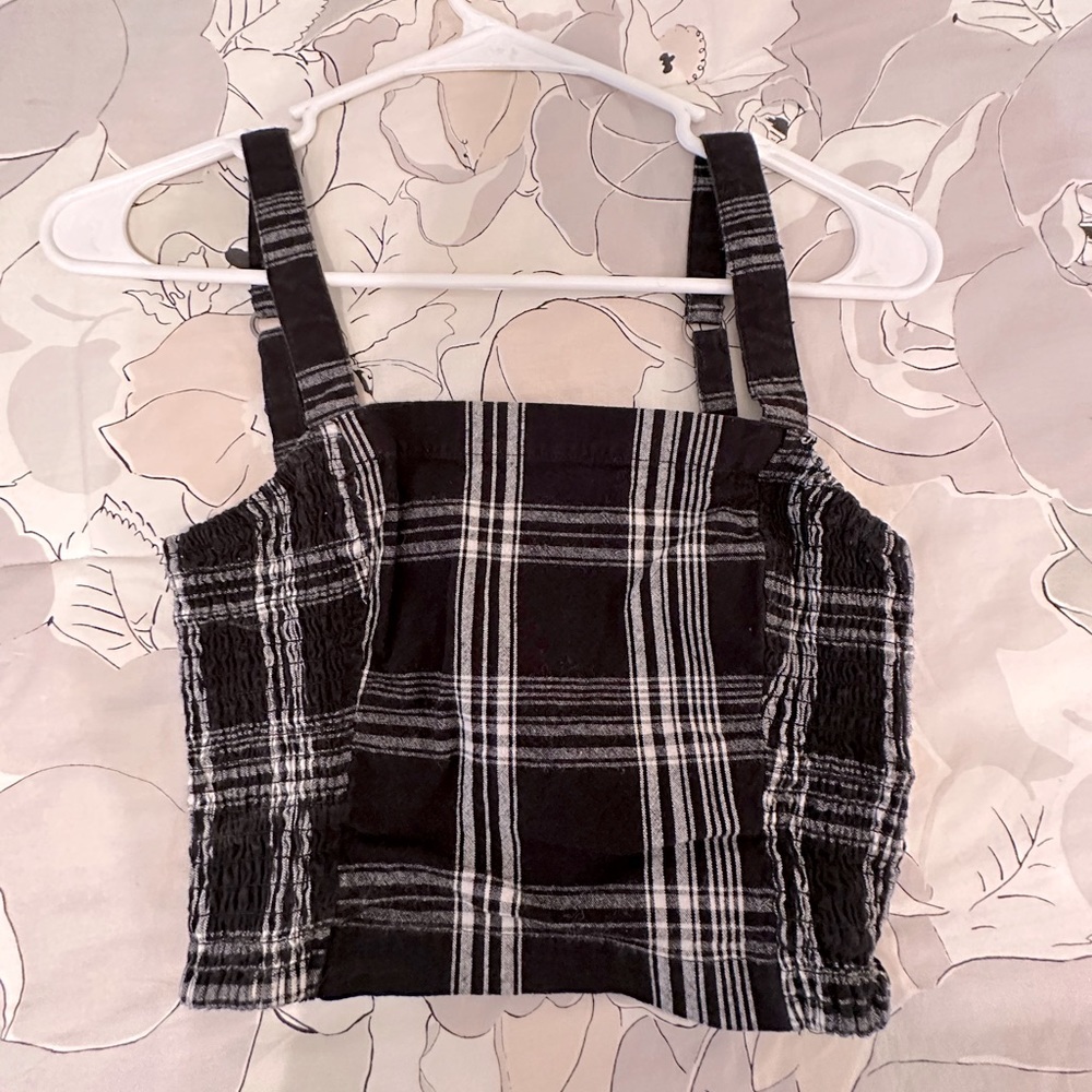 denim crop top